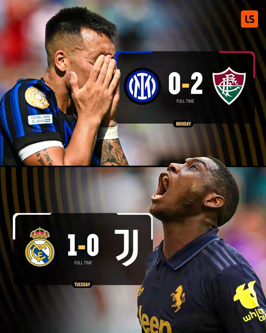 尤文图斯失利，无缘欧冠半决赛