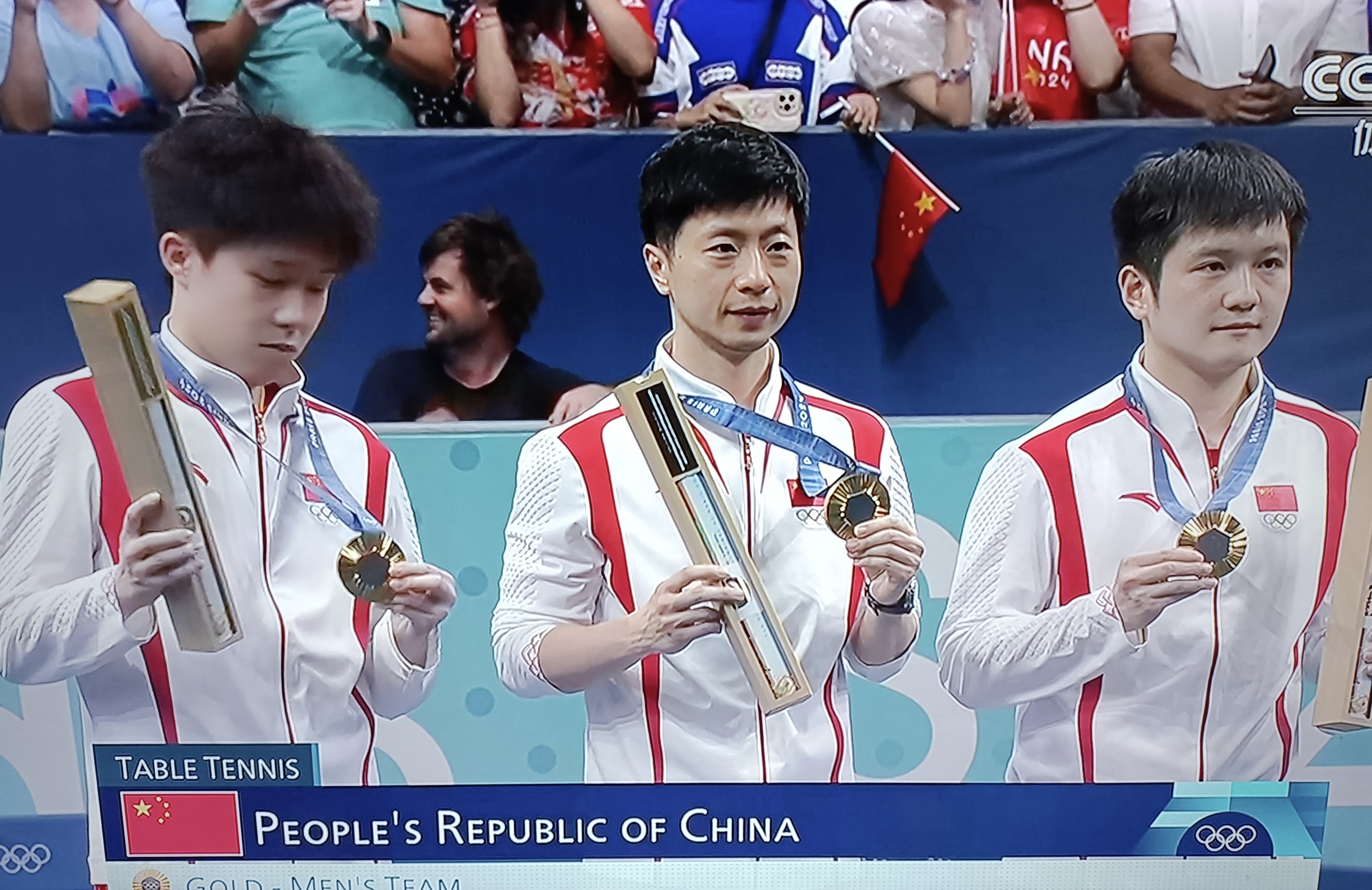 德国队力克瑞典队，张继科带队取胜